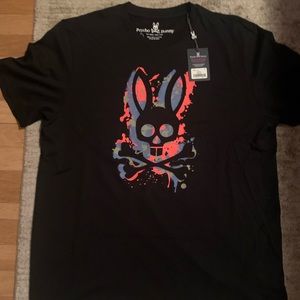 Psycho Bunny Men’s Black T Shirt - size lg (6)